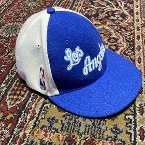 Los Angeles Lakers Throwback Fitted Hat